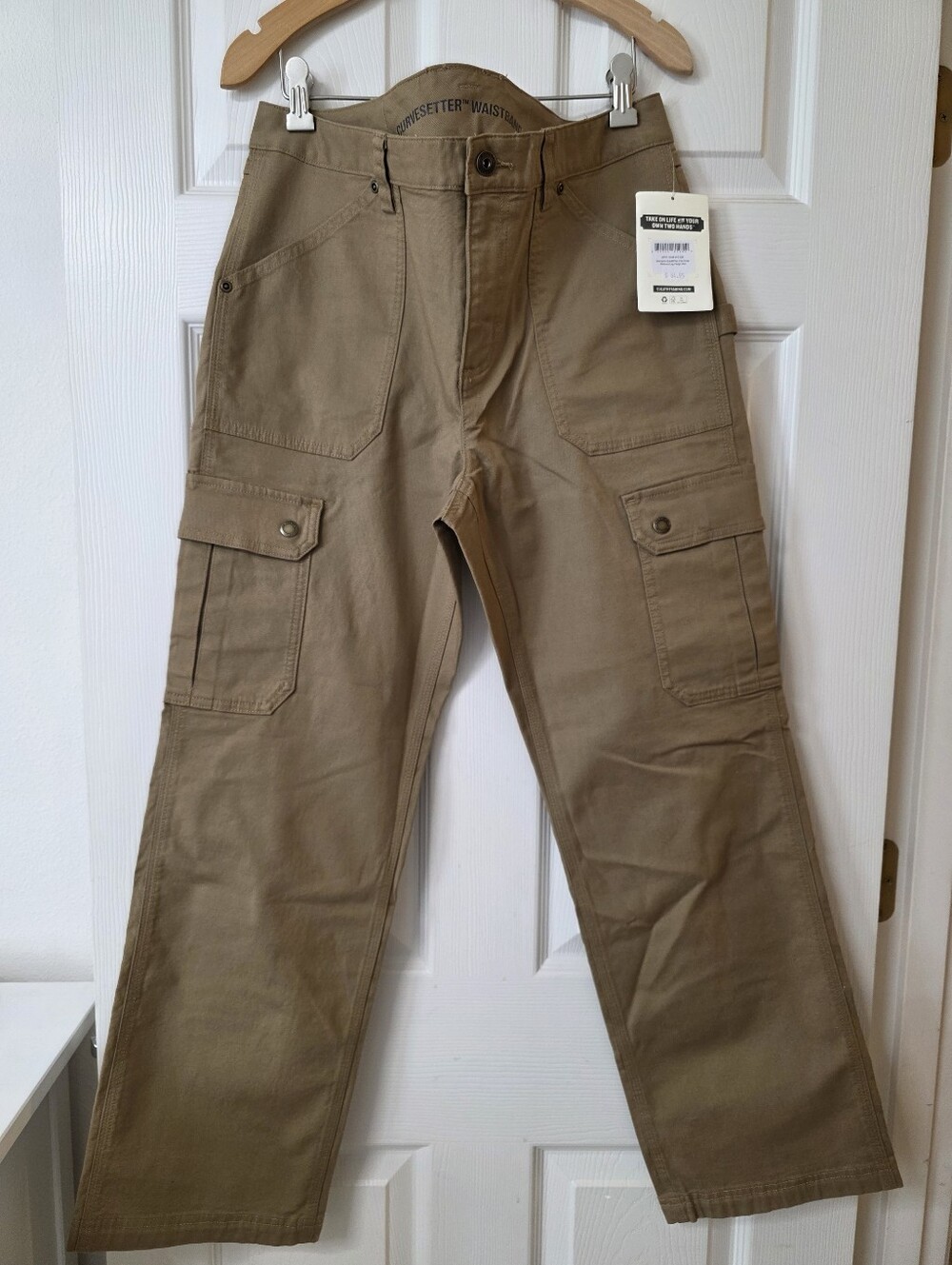 Duluth Trading Co Tan Utility Cargo Pants